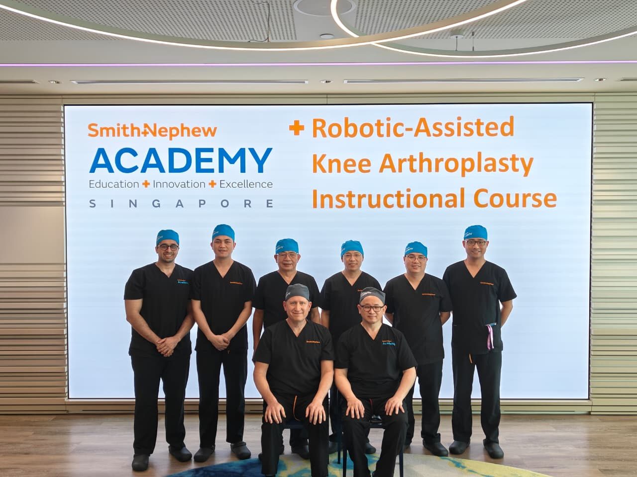 CORI certification at the Smith+Nephew lab, Singapore, with Dr. Tim Waters